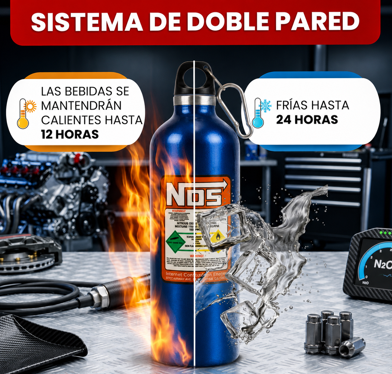 Botella Térmica NitroBoost™ 500ml