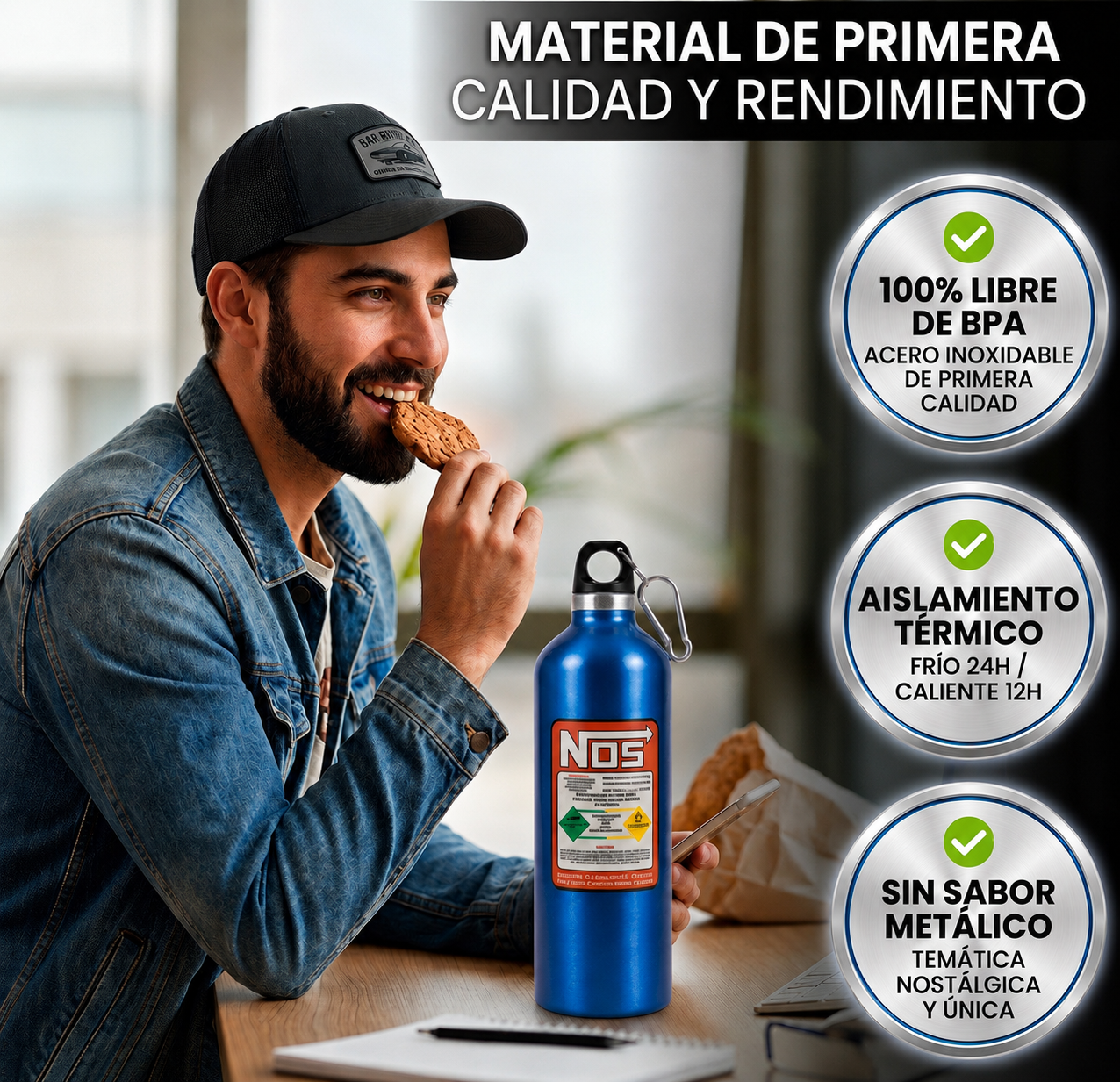 Botella Térmica NitroBoost™ 500ml
